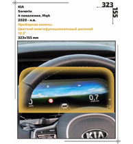 Статическая пленка <br>KIA <br> Sorento<br> - Приборная панель  - <br>KIA-SOR-06