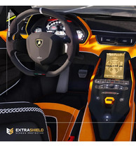 Защитная статическая плёнка для мультимедиа и климат-контроля Lamborghini Sian (8,4 дюймов)