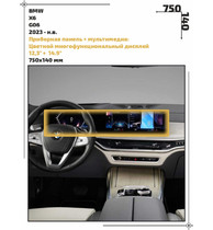 Статическая пленка <br>BMW <br> X6<br> - Дисплей - <br>BMW-G06-06