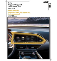 Статическая пленка <br>Geely <br> Xingyue/Xingyue S<br> - Мультимедиа - <br>GEL-XQ-02