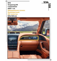 Статическая пленка <br>BYD <br> Yangwang U8<br> - Оборудование салона - <br>BY-U8-04