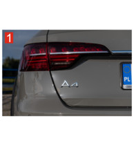 Скотч для шильдиков Audi A4 (B9) (2015)