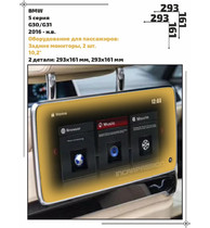 Статическая пленка <br>BMW <br>  5 серия<br> - Пассажирская зона - <br>BMW-5-7s-01